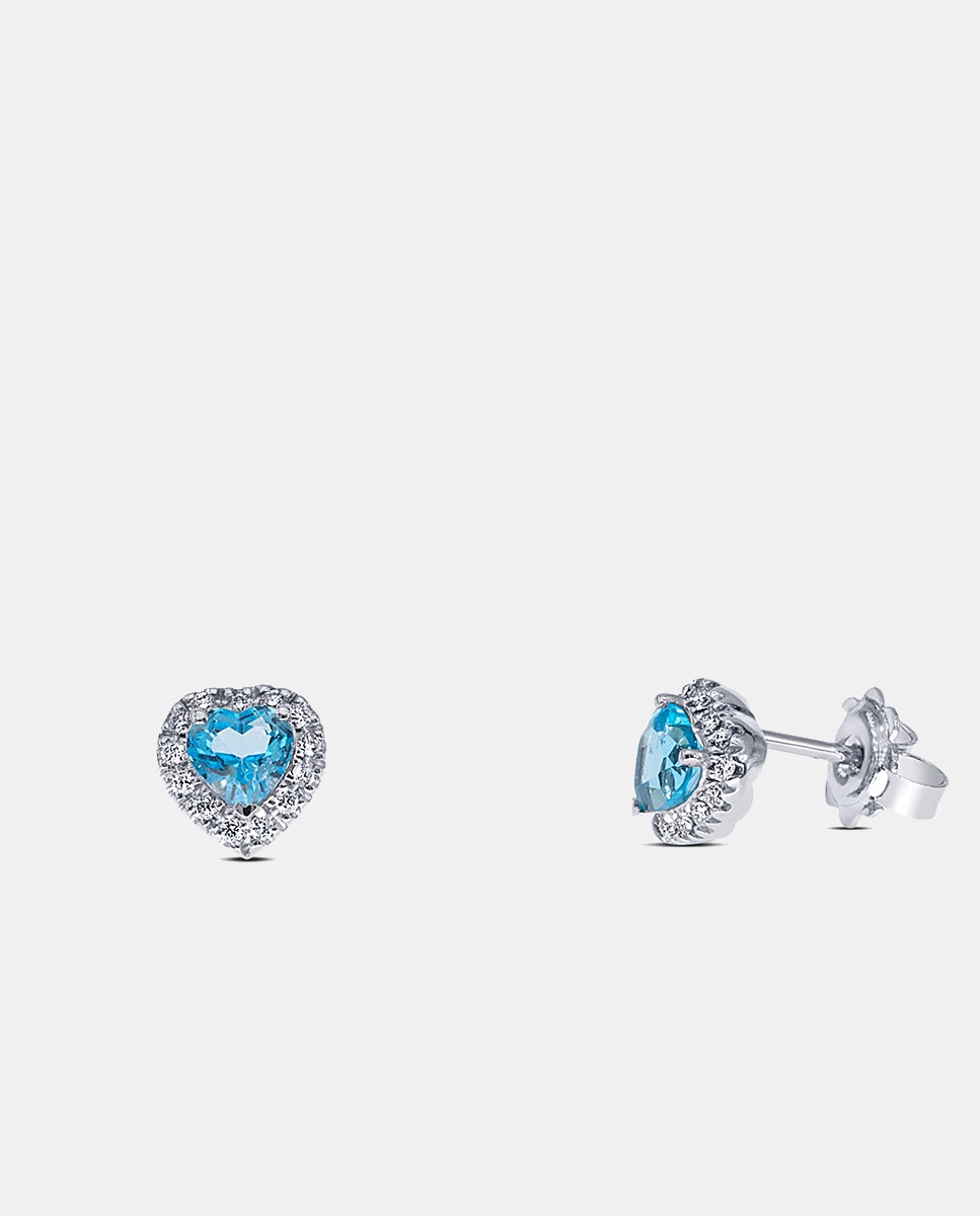 El Corte Inglés - Pendientes de oro y diamantes Swiss.