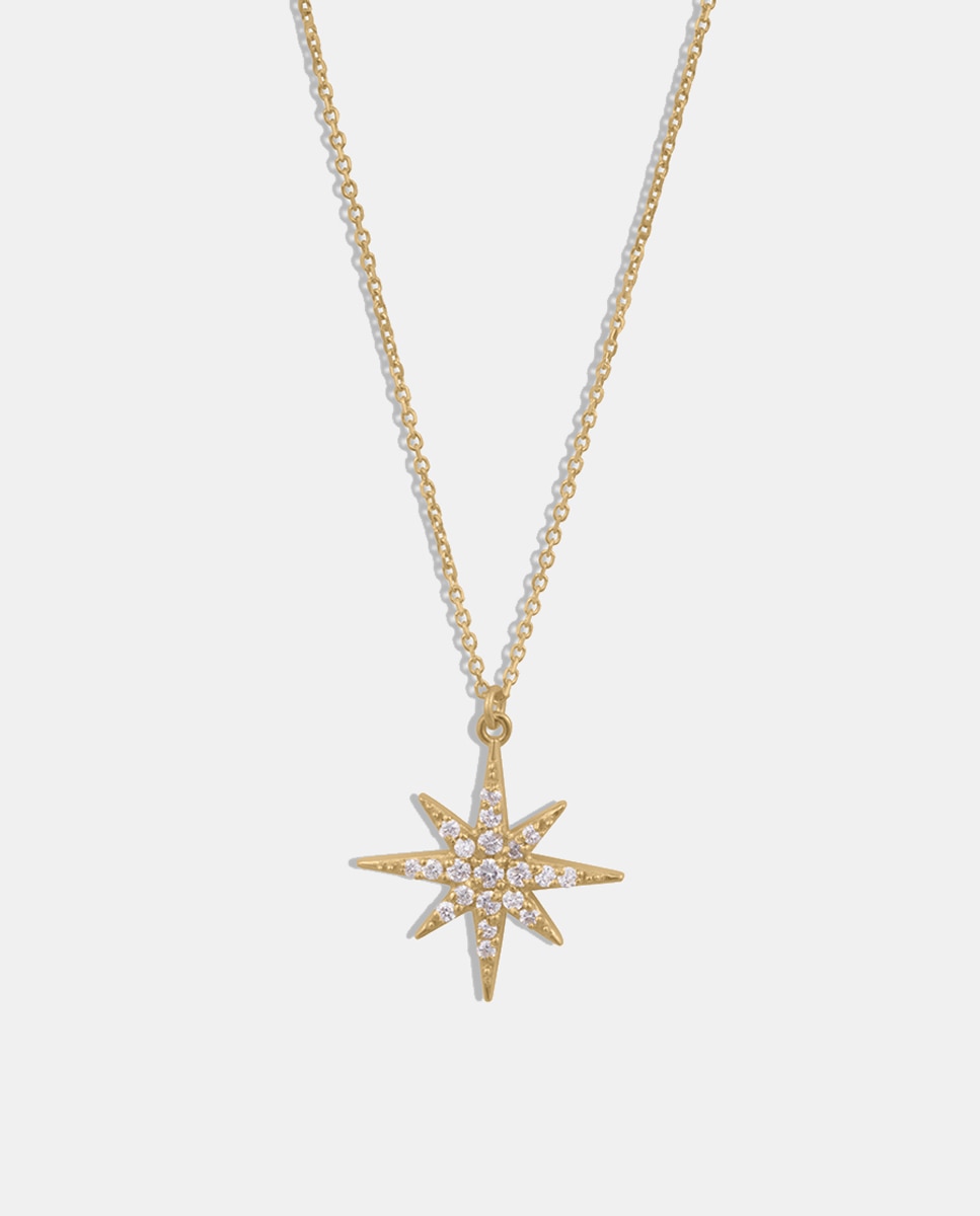 El Corte Inglés - Collar de oro amarillo y diamantes.