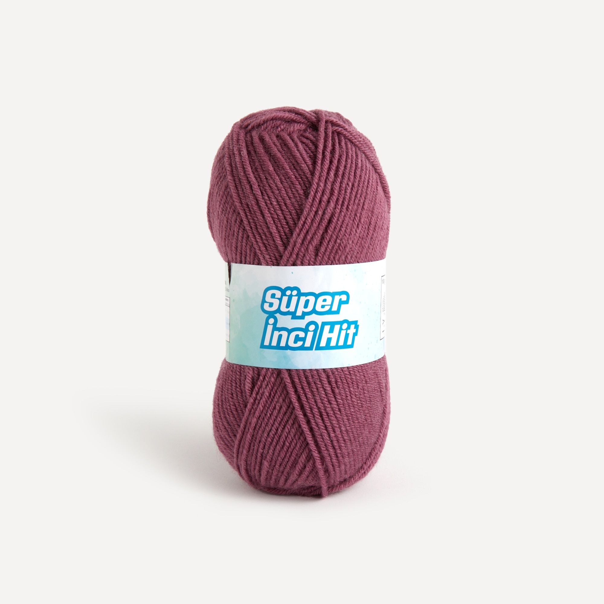 Ovillo de lana mezcla 50 gr Super Inci H Nako - Berenjena Berenjena-1