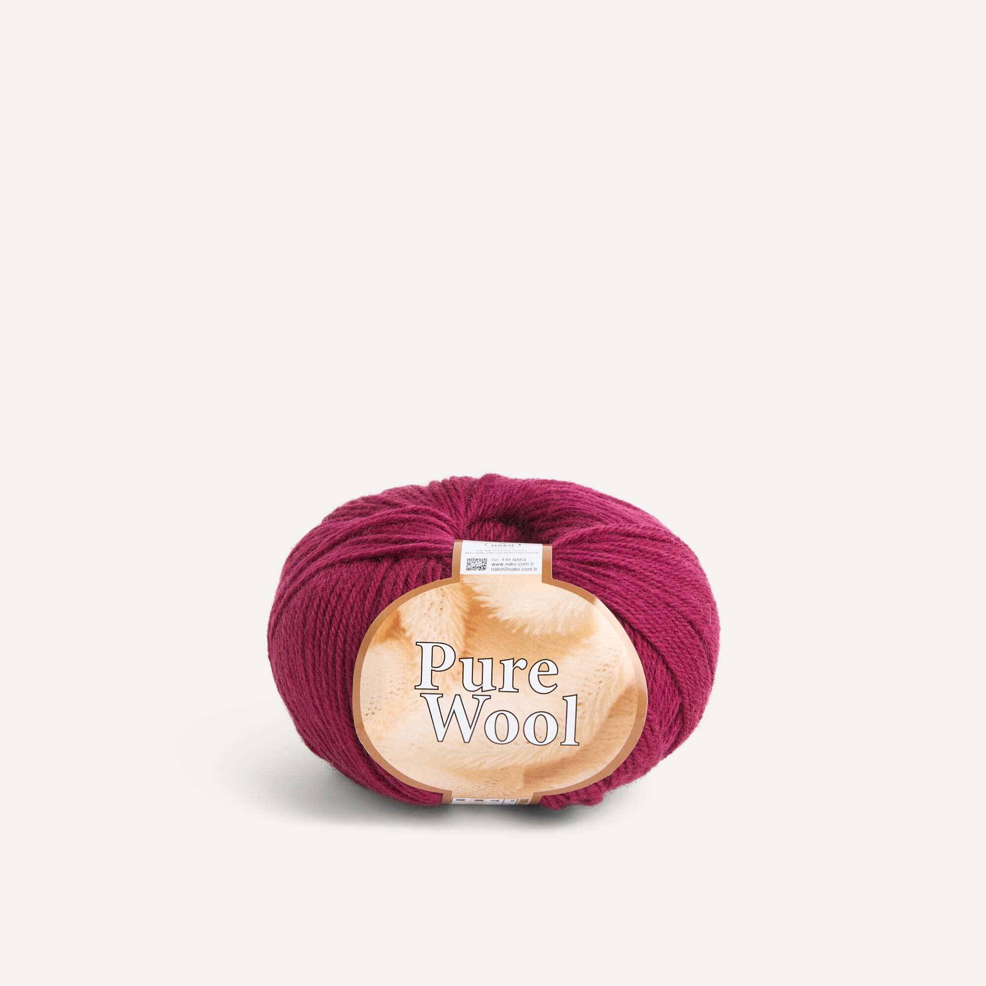 Ovillo de lana 100 gr Pure Wool Nako - Buganvilla Buganvilla-1