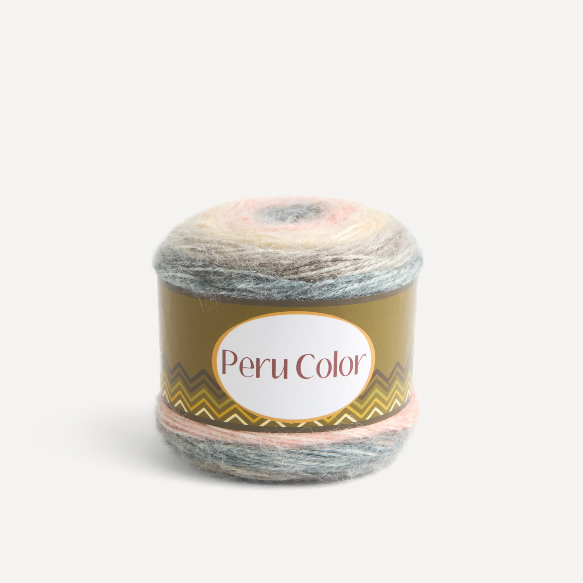 Novelo de Lã de Mistura 100 g Peru Color Nako Cinzento-1