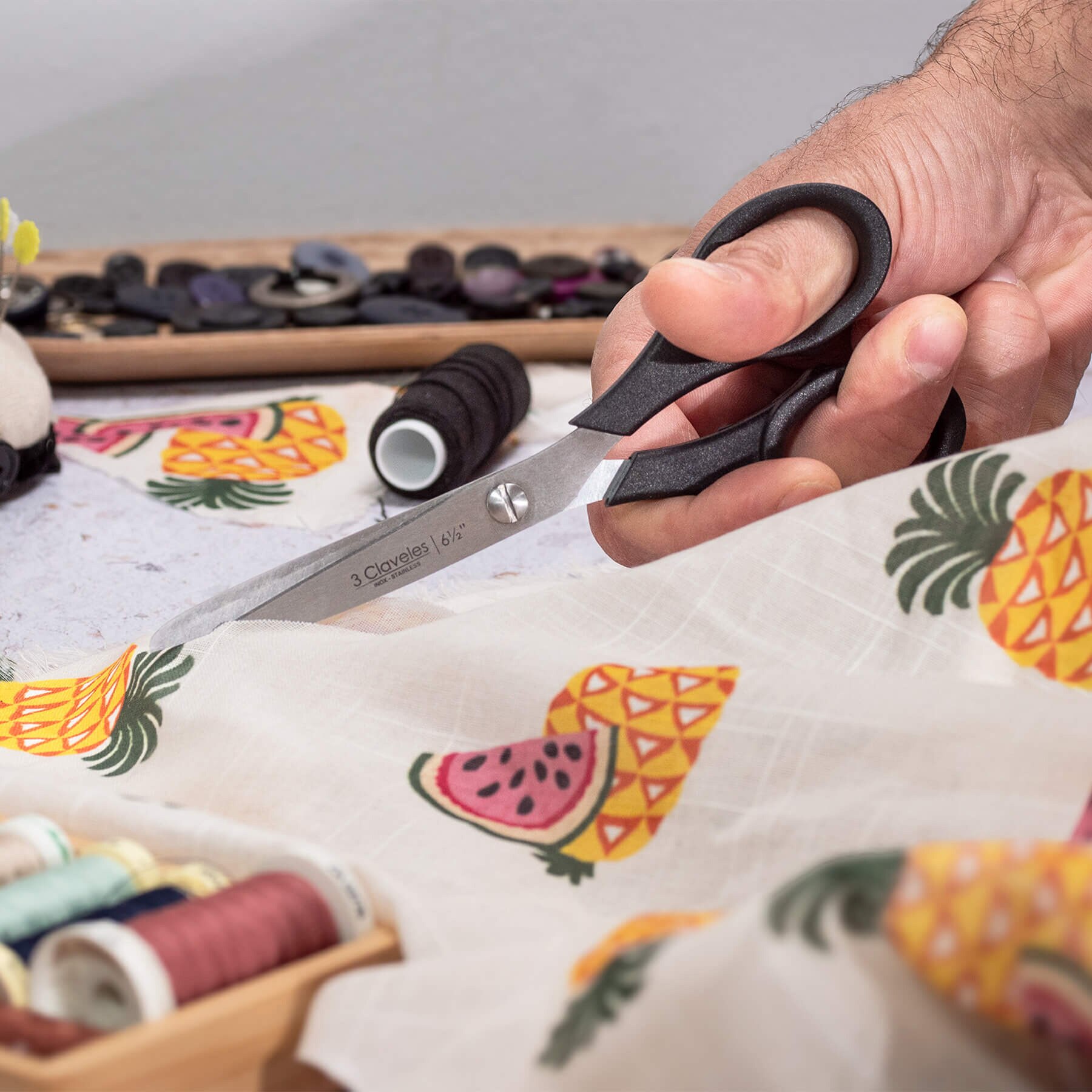 Tesoura Multiusos - 16,5 cm Aço-6