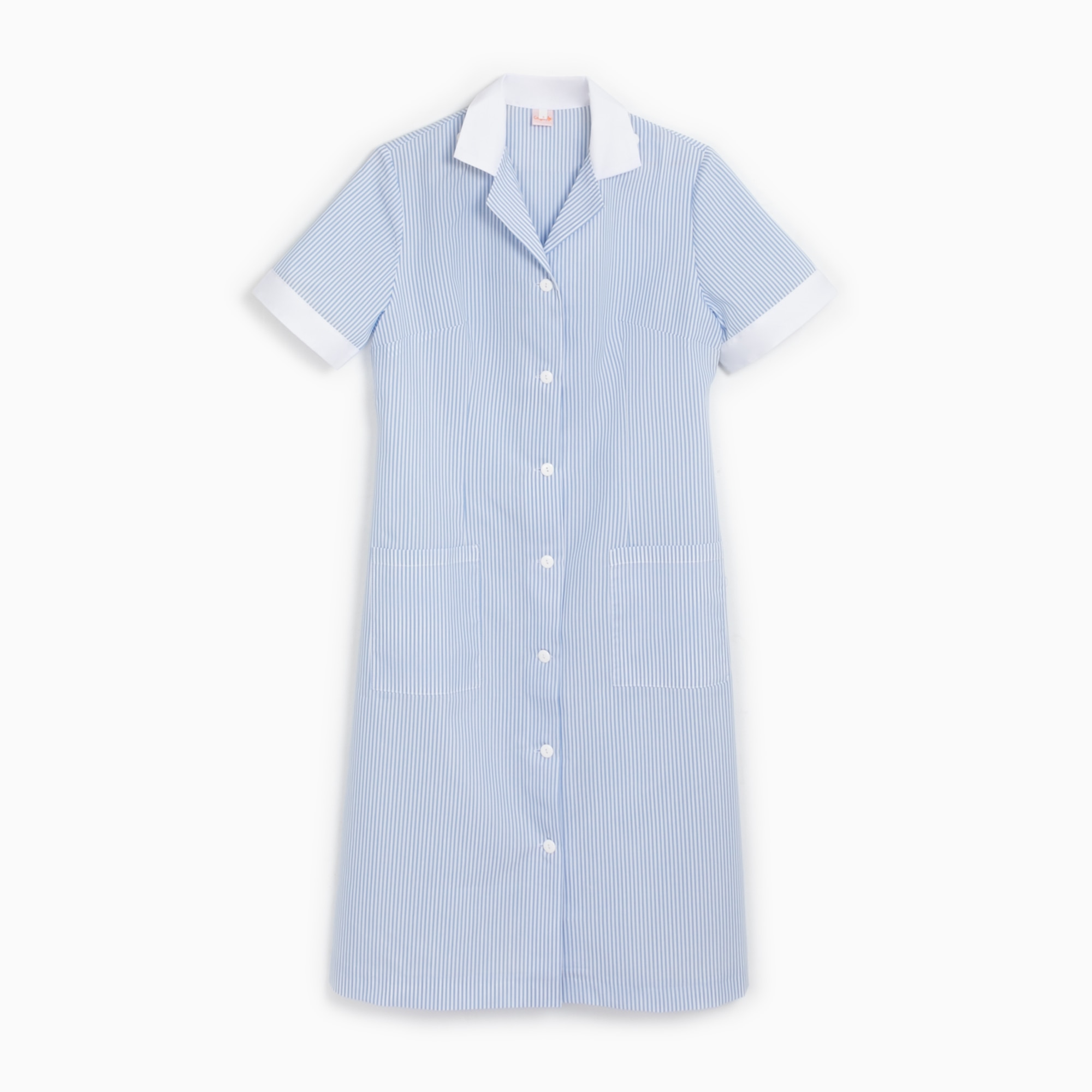 Uniforme Completo às Riscas para Trabalho Doméstico Hellín Azul-2