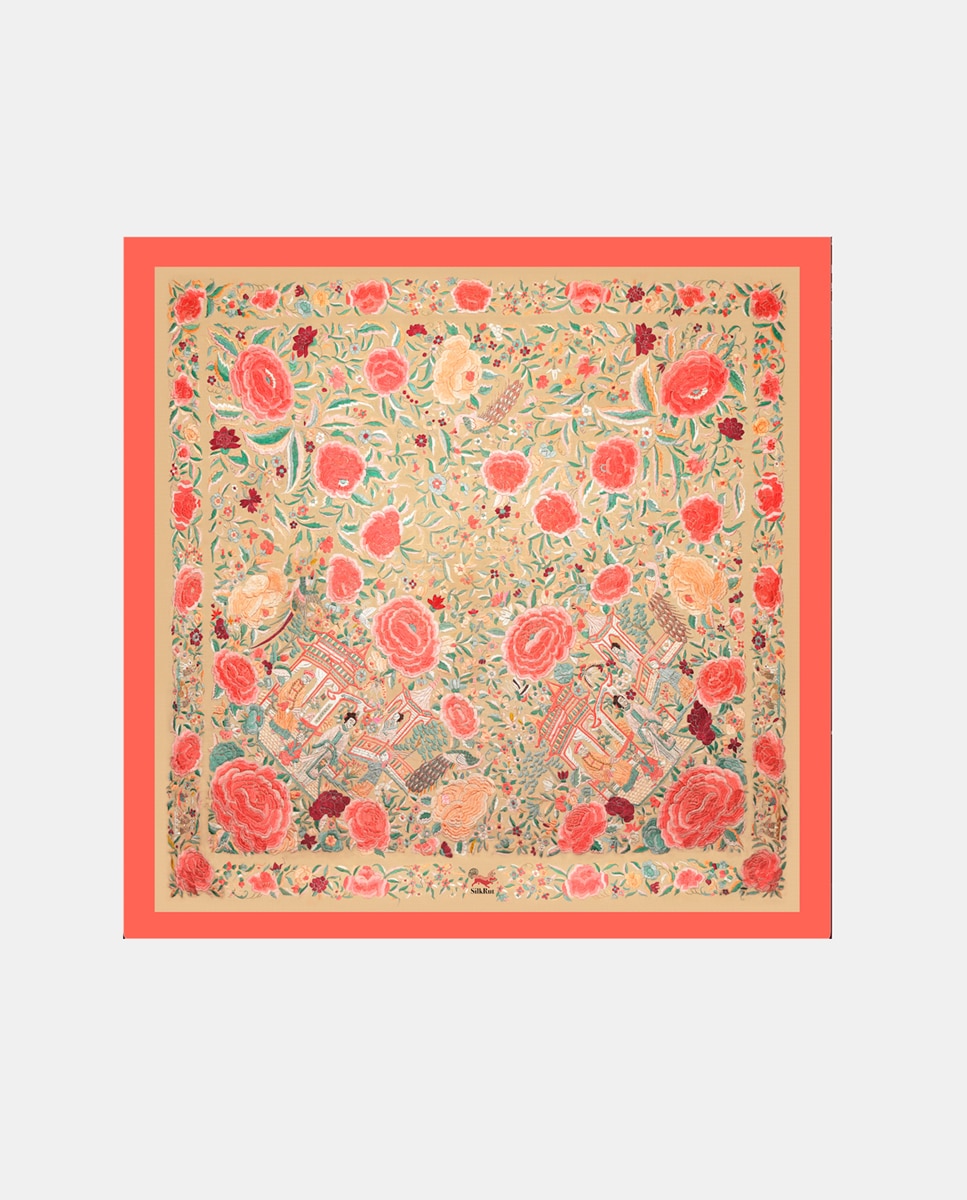 Imagem 0 de Lenço de seda estampado