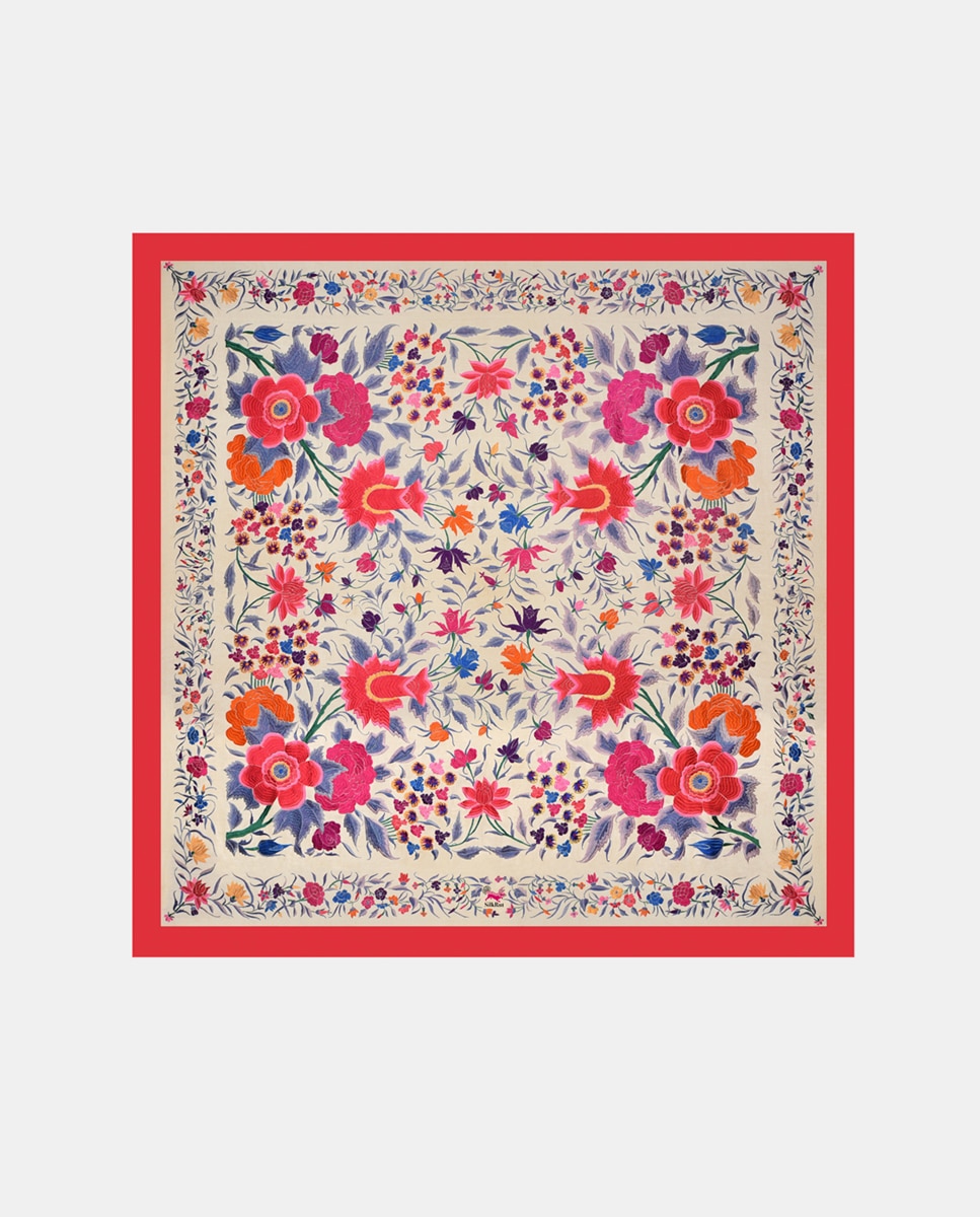 Imagem 0 de Lenço de seda estampado