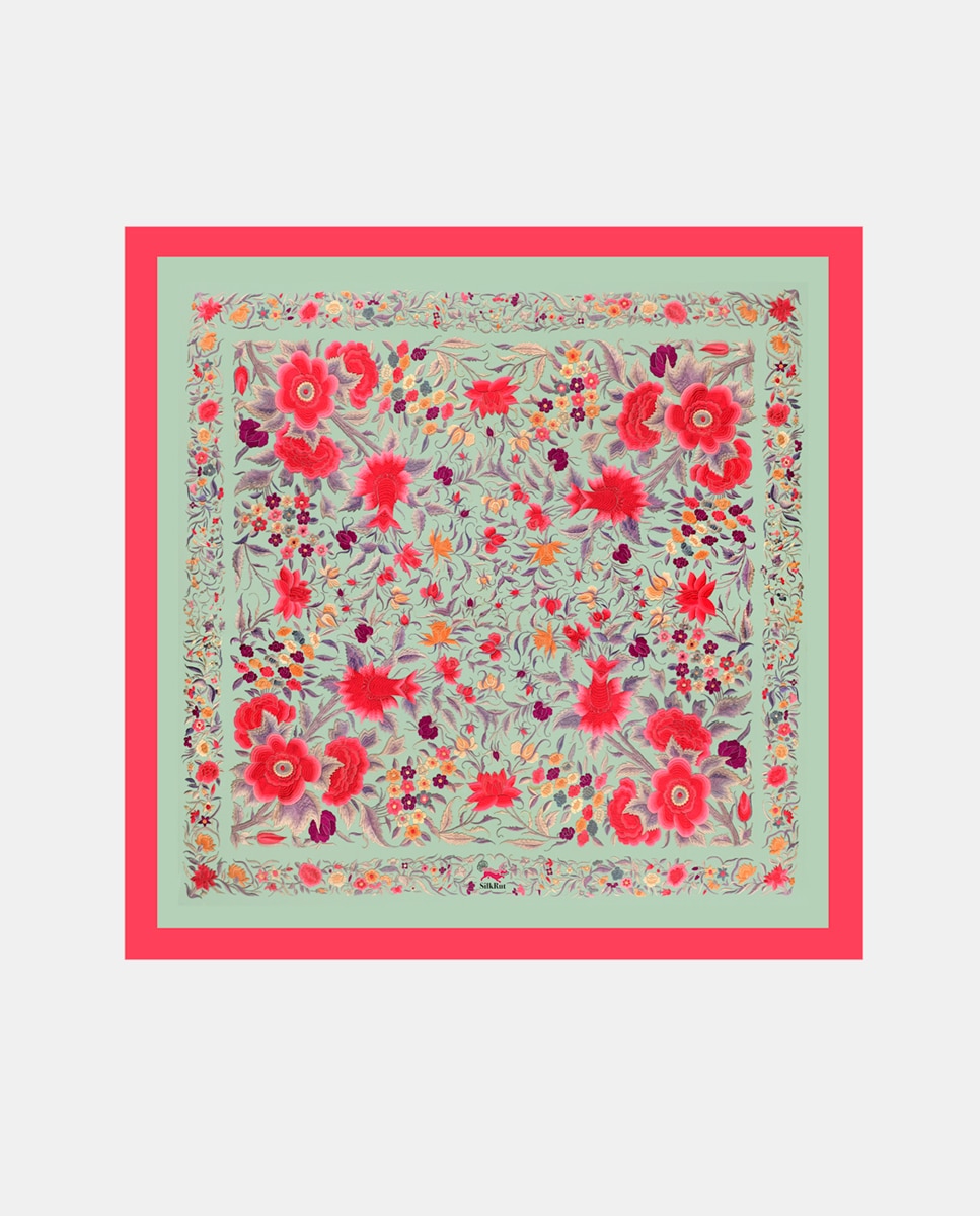 Imagem 0 de Lenço de seda estampado