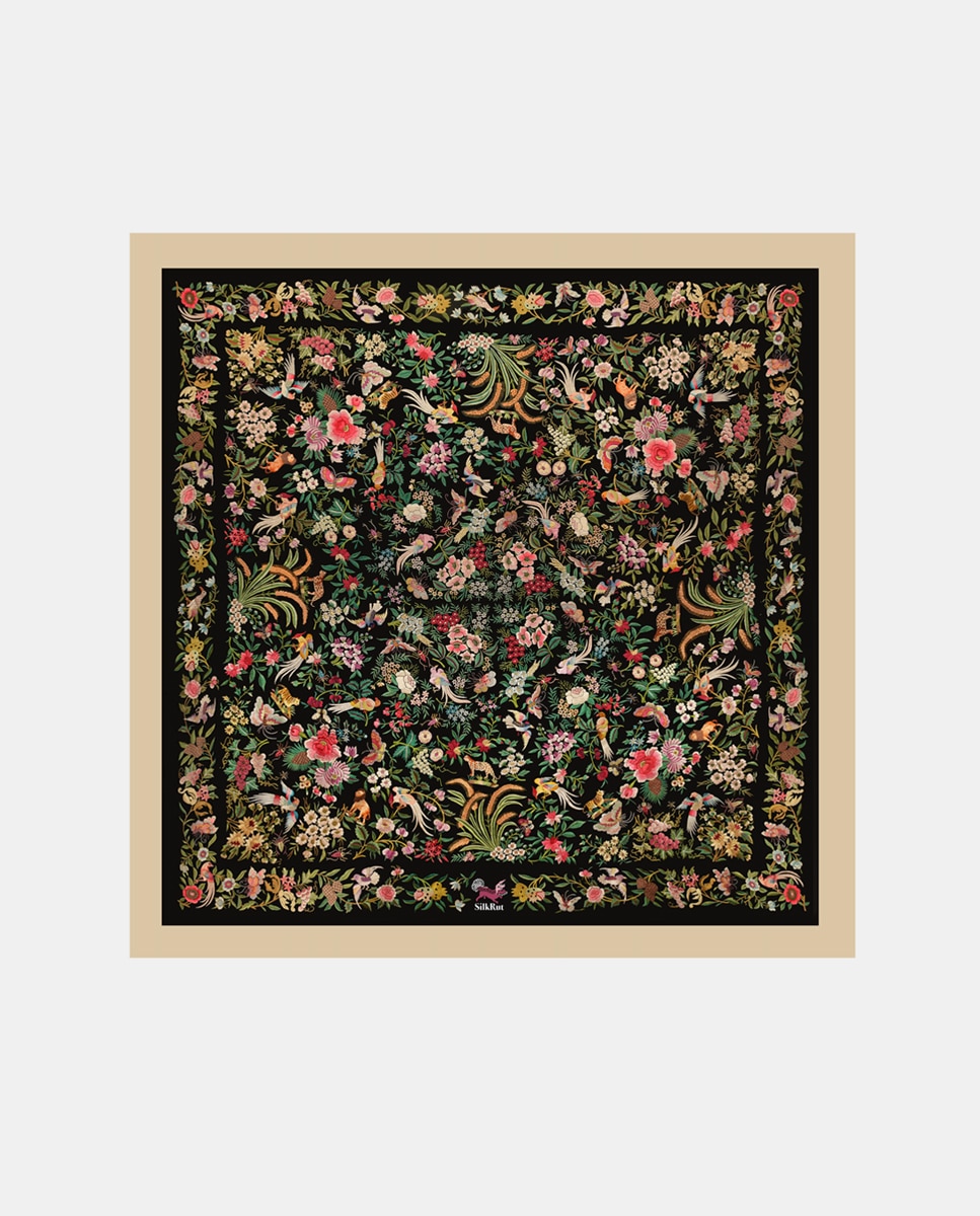 Imagem 0 de Lenço de seda estampado