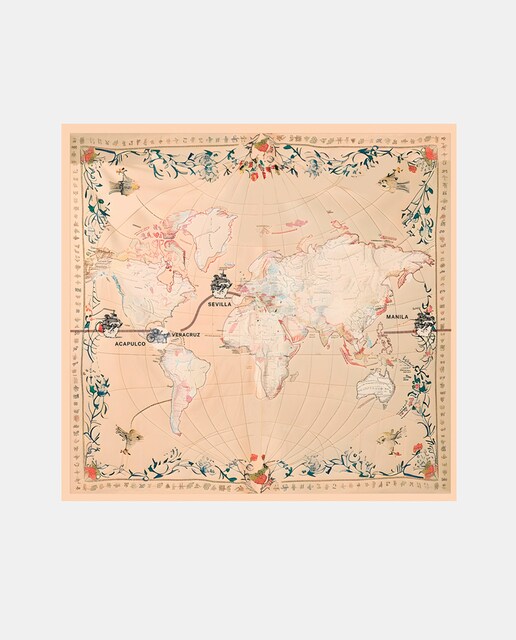 Imagem 0 de Lenço de seda estampado