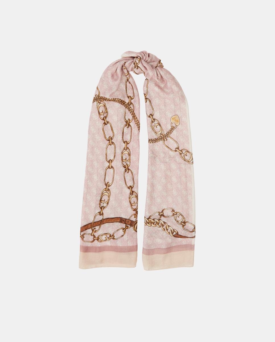 Écharpe Estampada com Logótipo G Rosa-1