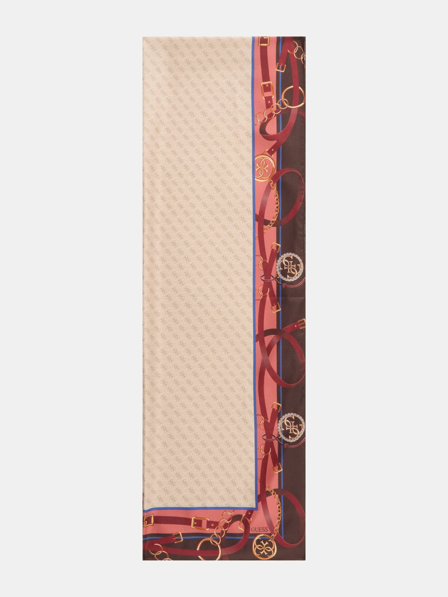 Écharpe Estampada com Logótipo G Castanho-1