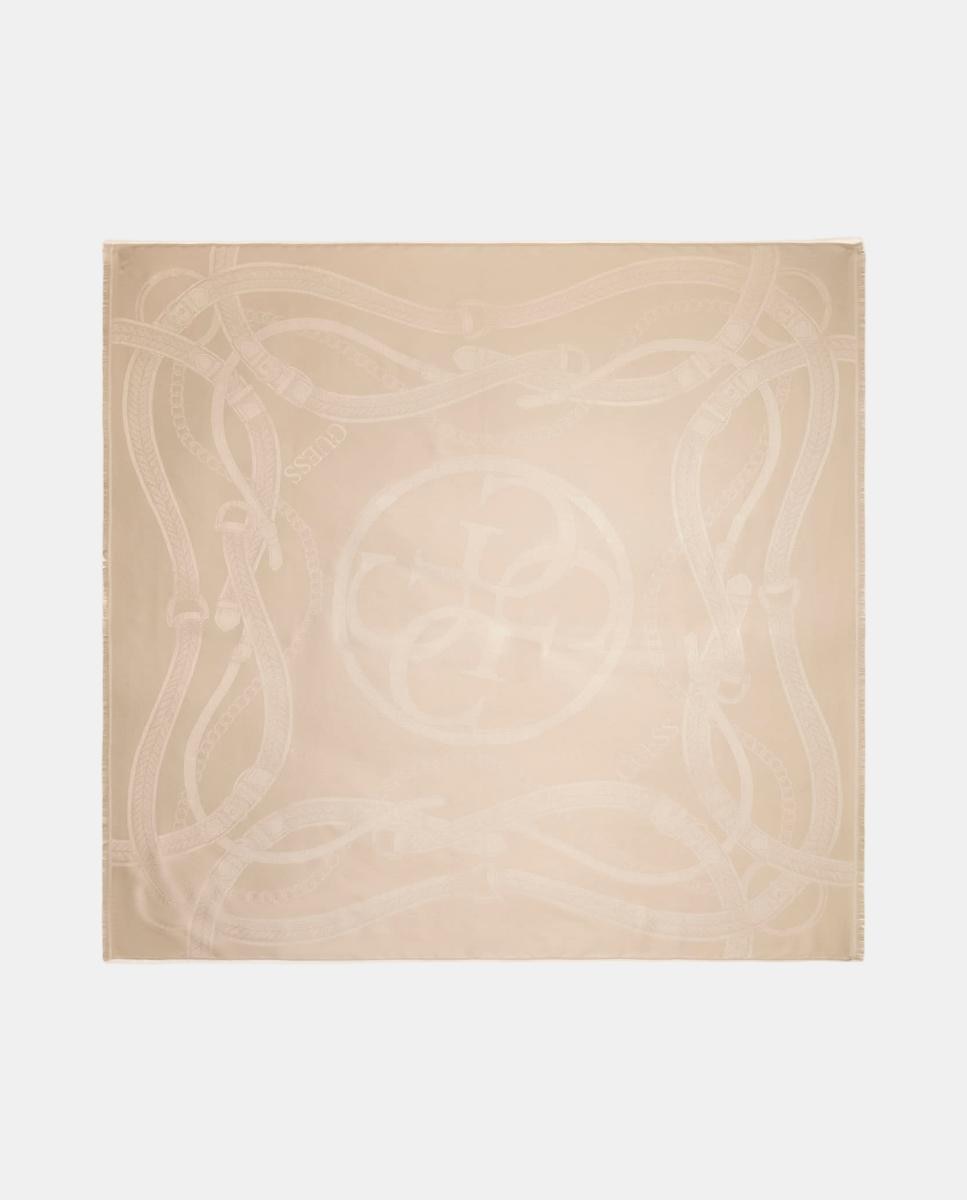 Écharpe Estampada com Logótipo G Natural-1