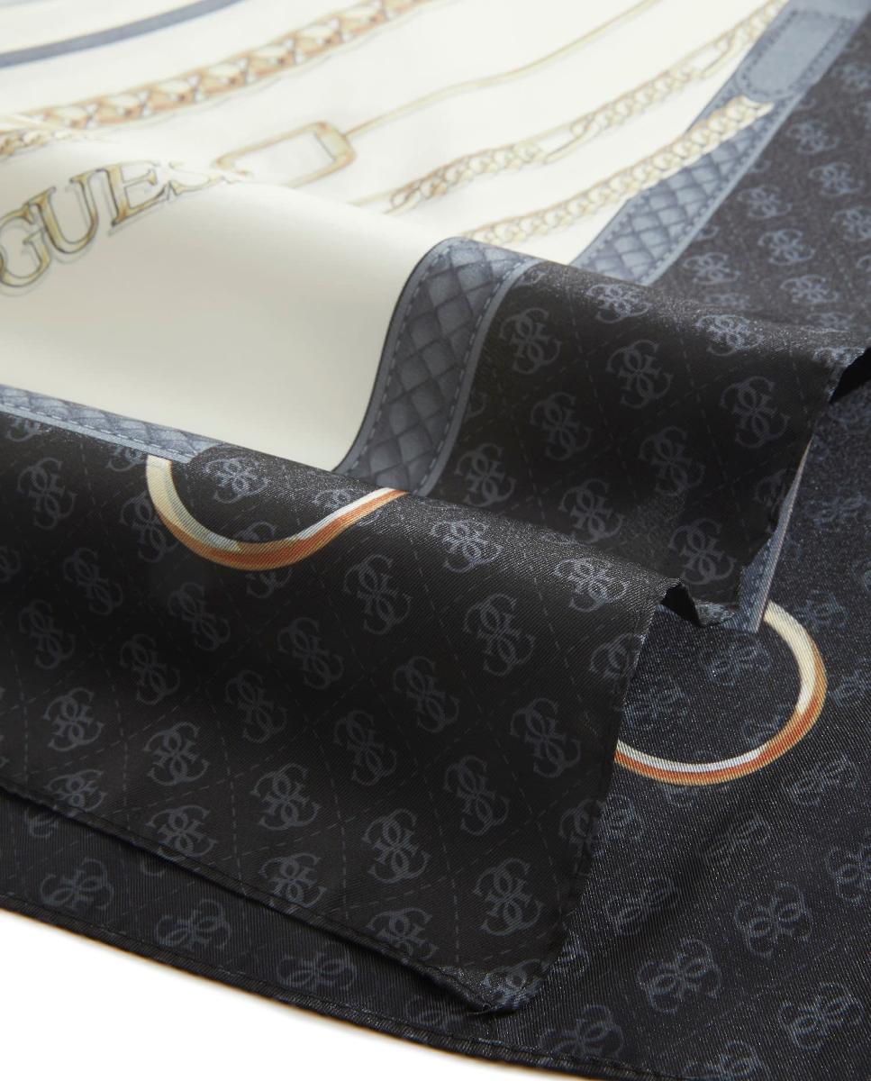 Écharpe Estampada com Logótipo G Preto-3