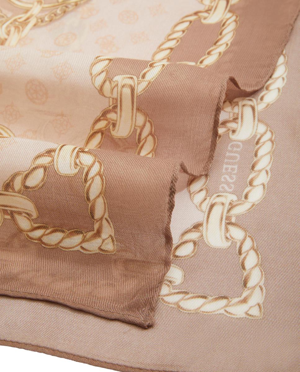 Écharpe Estampada com Logótipo G Creme-3