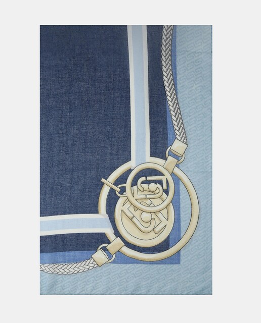 Imagem 0 de Écharpe com Detalhe de Logótipo e Correntes Multicolor