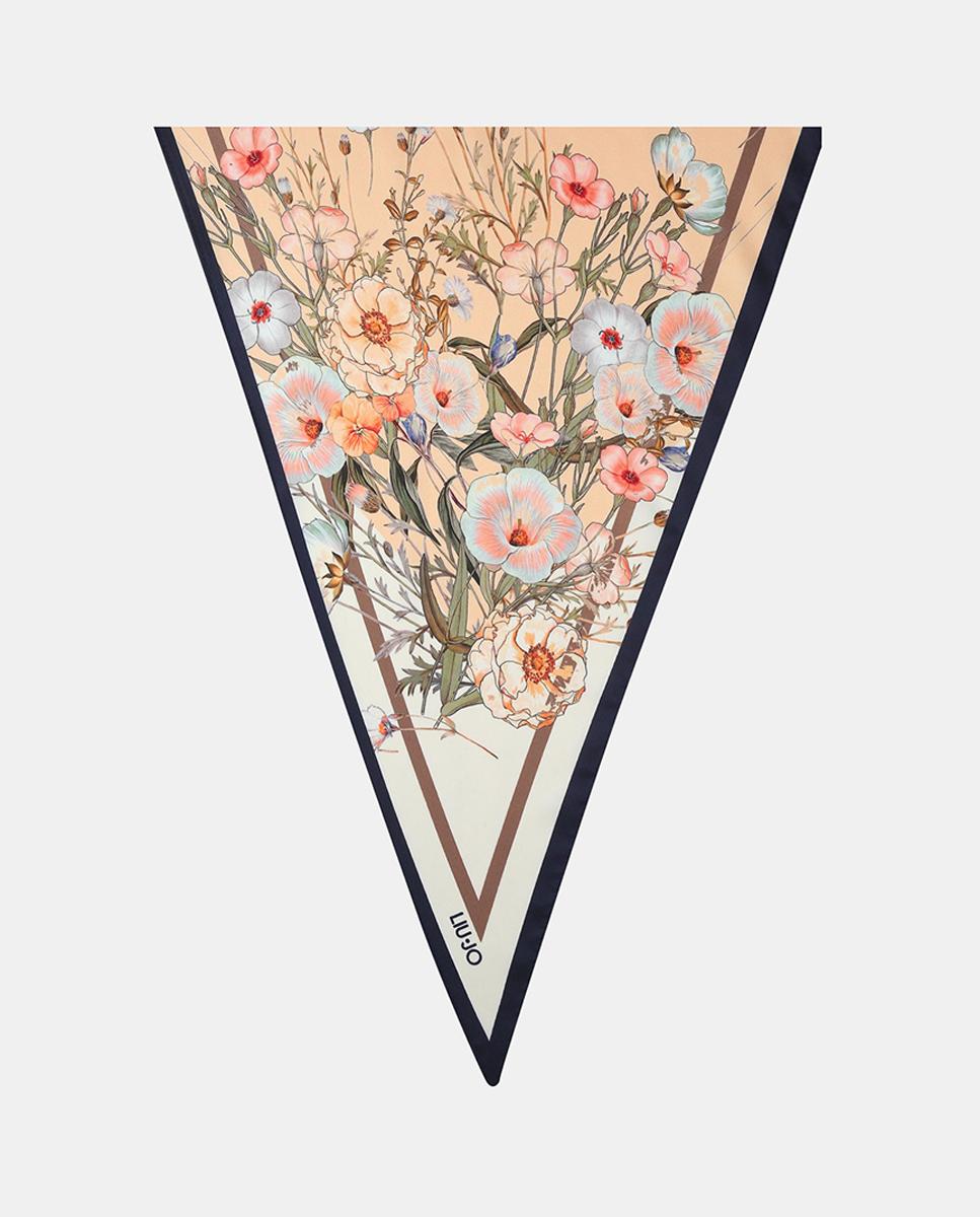 Lenço Triangular Multicombinado Natural-1