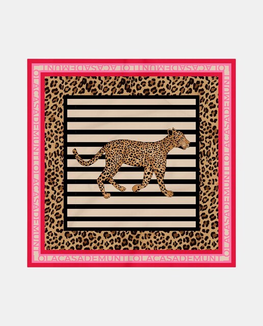 Imagem 0 de Lenço Acetinado com Estampado às Riscas