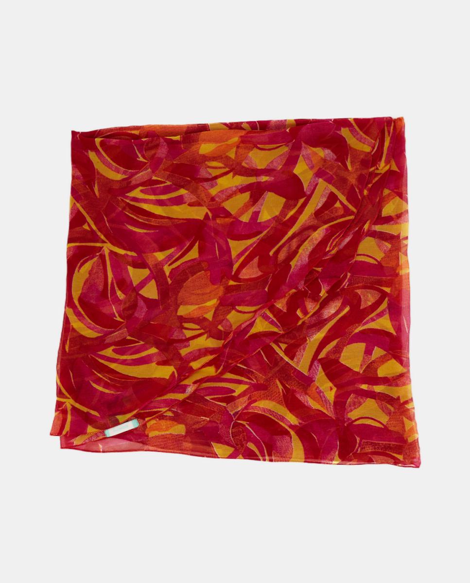 Imagem 0 de Lenço de Viscose com Estampado Abstrato