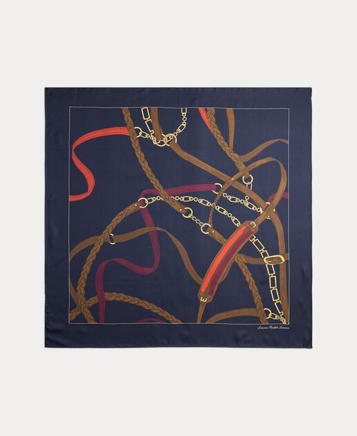 Imagem 0 de Lenço de seda estampado.