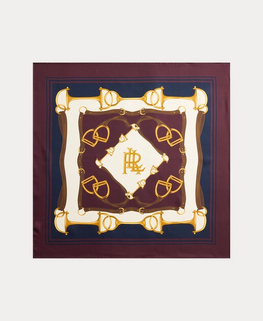 Imagem 0 de Lenço de seda estampado.