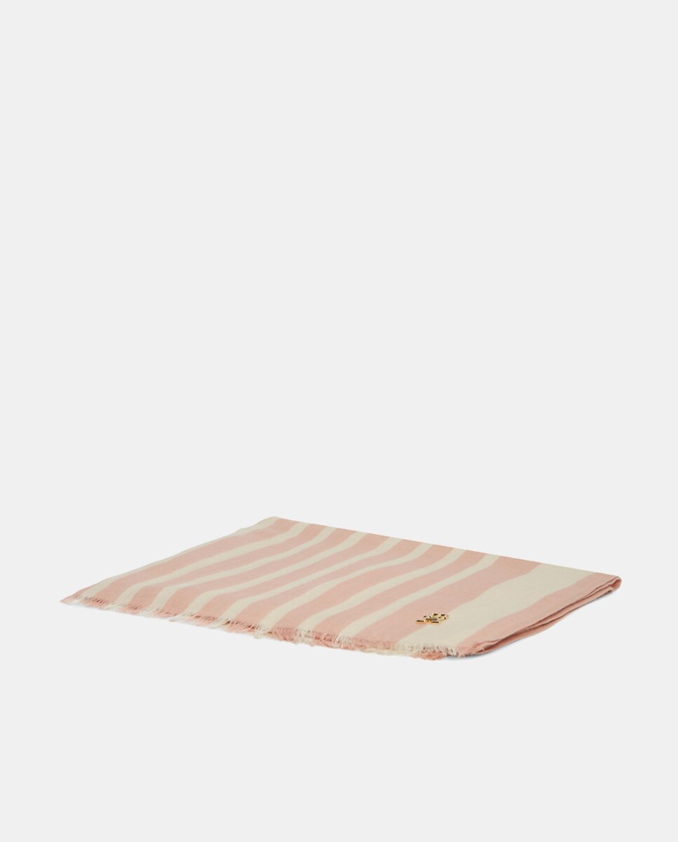Écharpe às Riscas Rosa-3