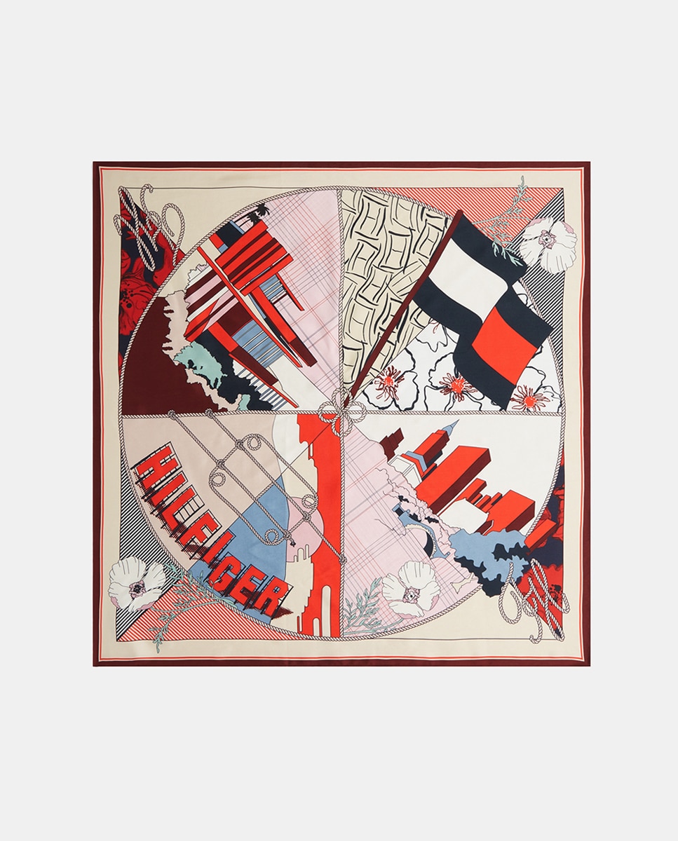 Imagem 0 de Lenço de Seda com Logótipos