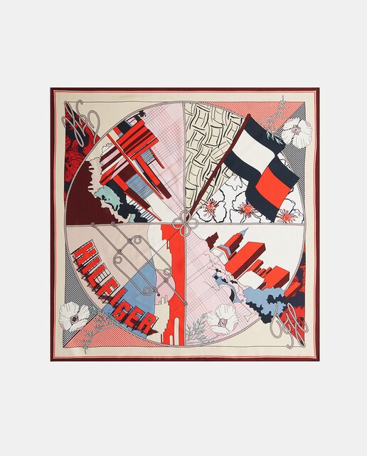 Imagem 0 de Lenço de Seda com Logótipos