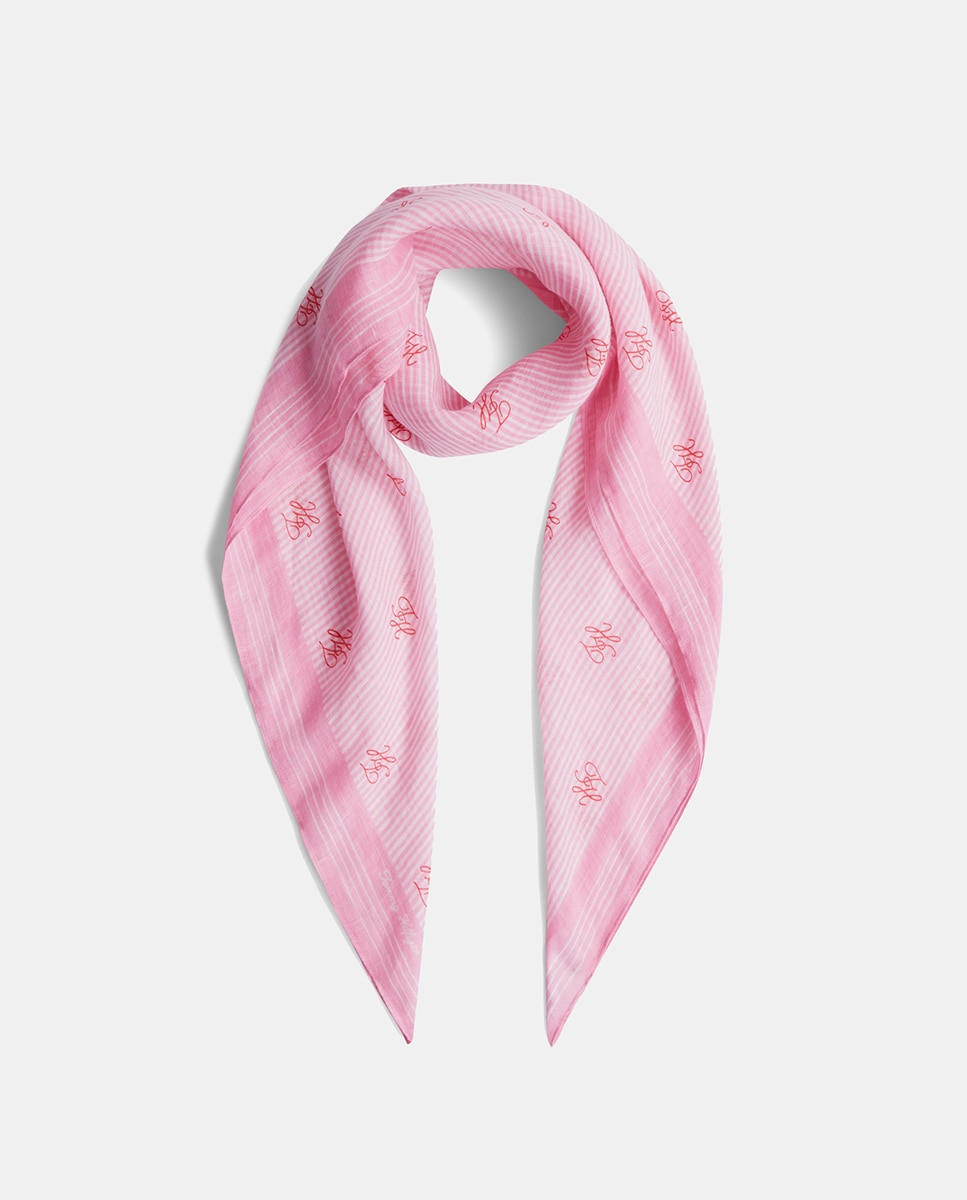 Imagem 0 de Lenço de Capa de Linho TH Script