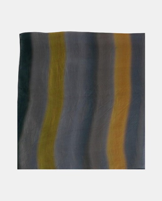 Imagem 0 de Lenço Quadrado de Seda com Estampado às Riscas