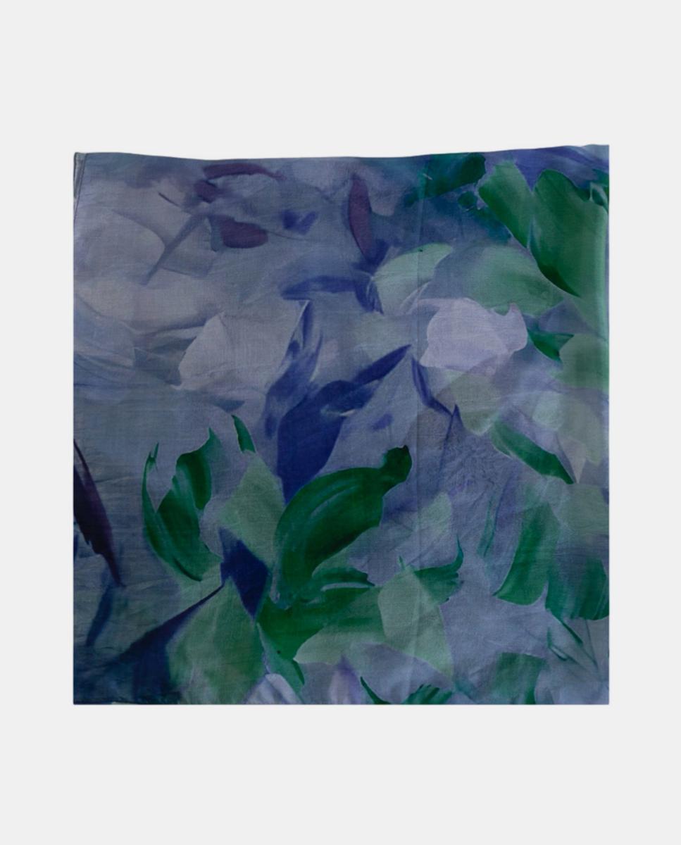 Imagem 0 de Lenço Quadrado de Seda com Estampado Floral