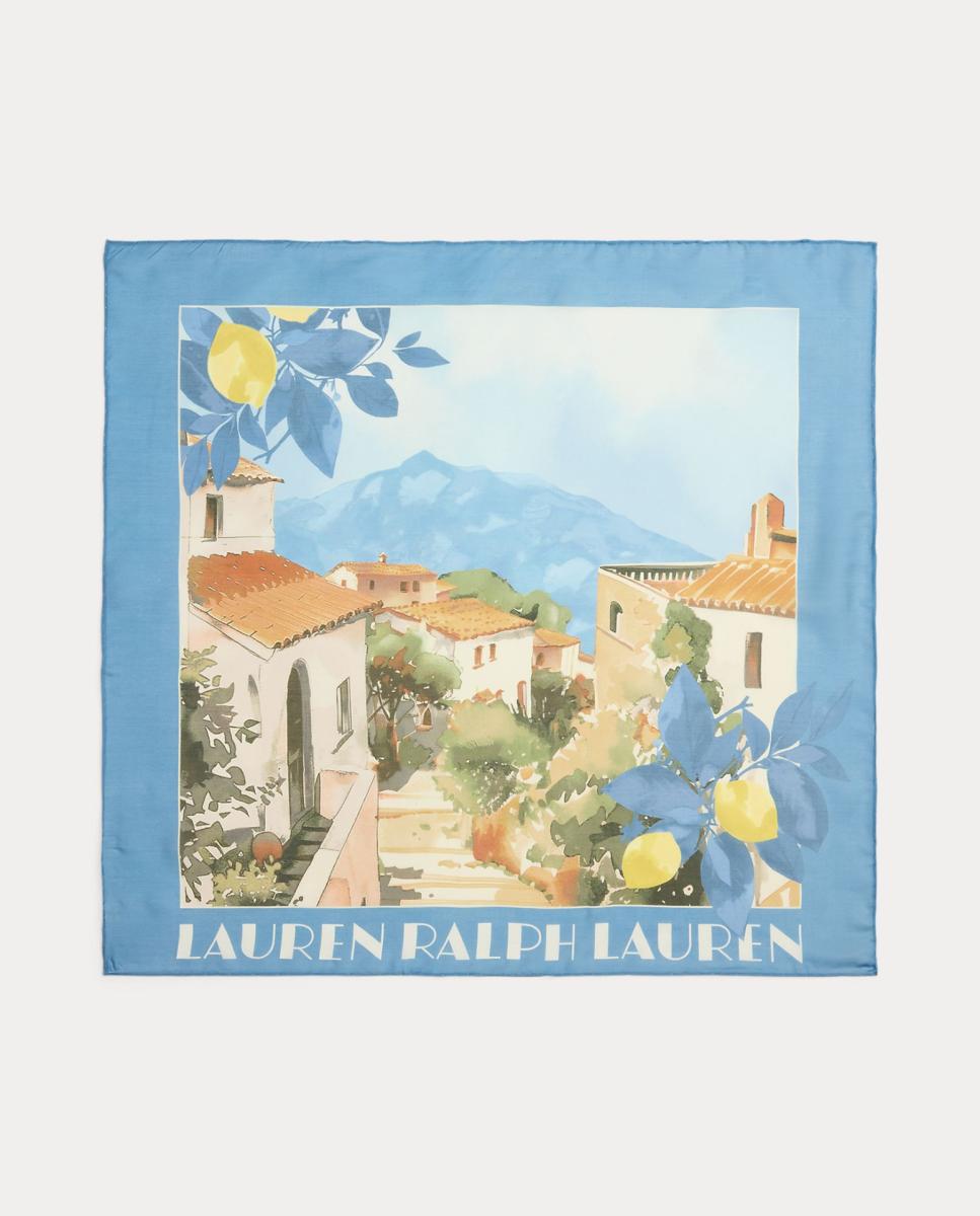 Imagem 0 de Lenço de seda estampado.