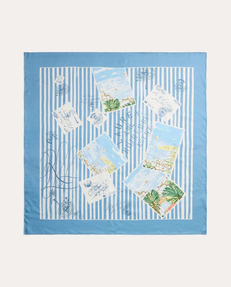 Imagem 0 de Lenço de seda estampado.