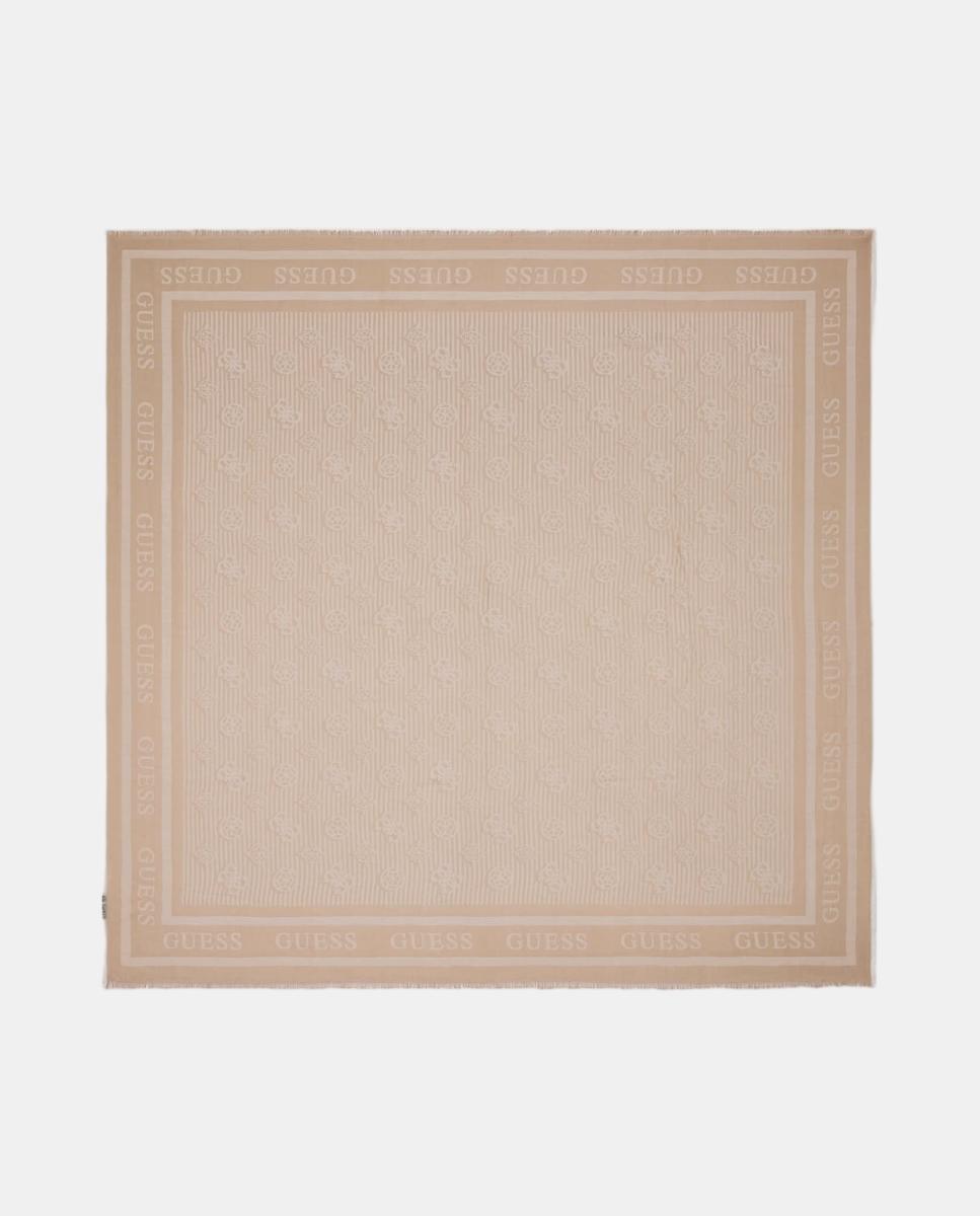 Imagem 0 de Lenço de Jacquard com Monograma de Logótipo