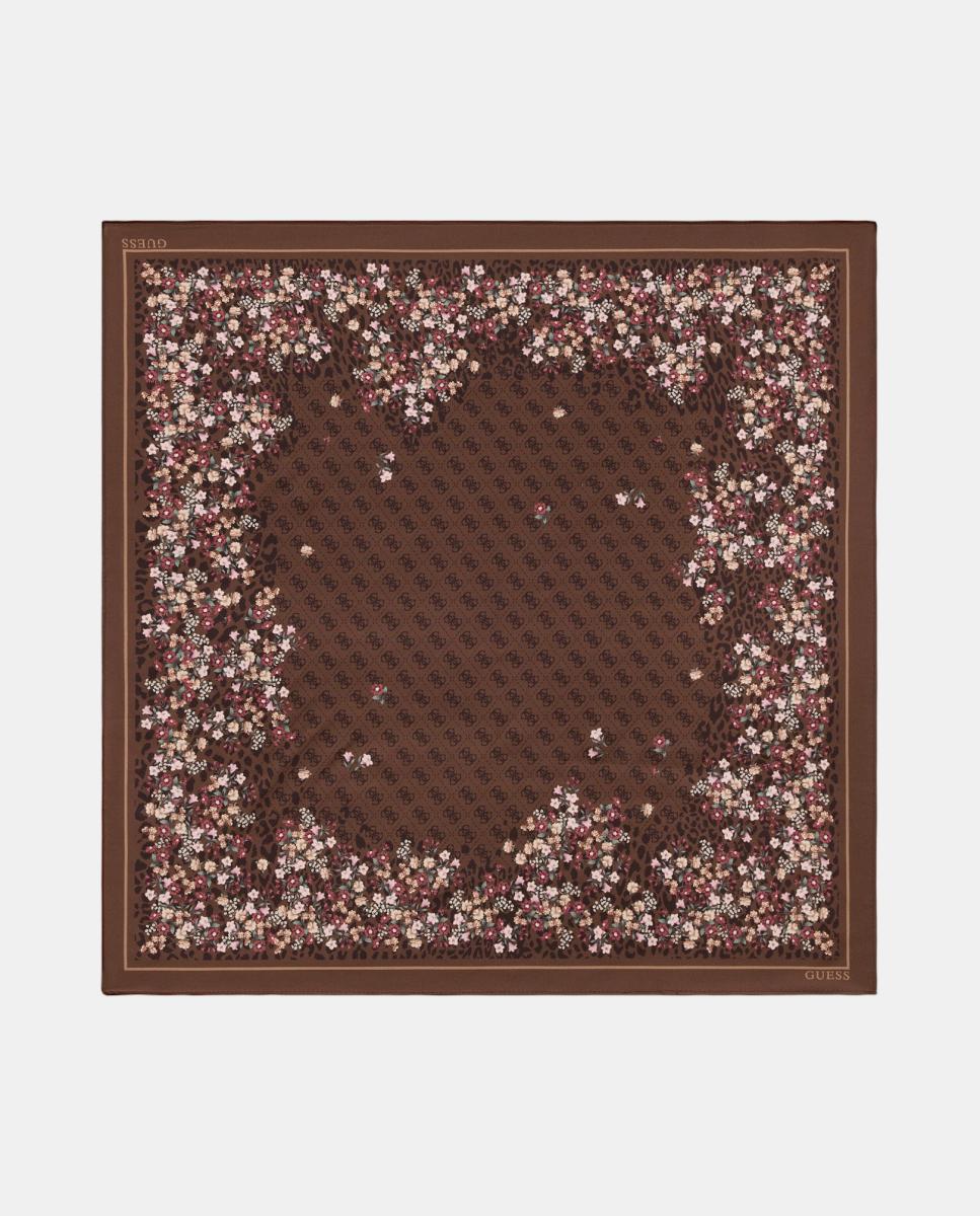 Imagem 0 de Lenço com Estampado Floral e Logótipo