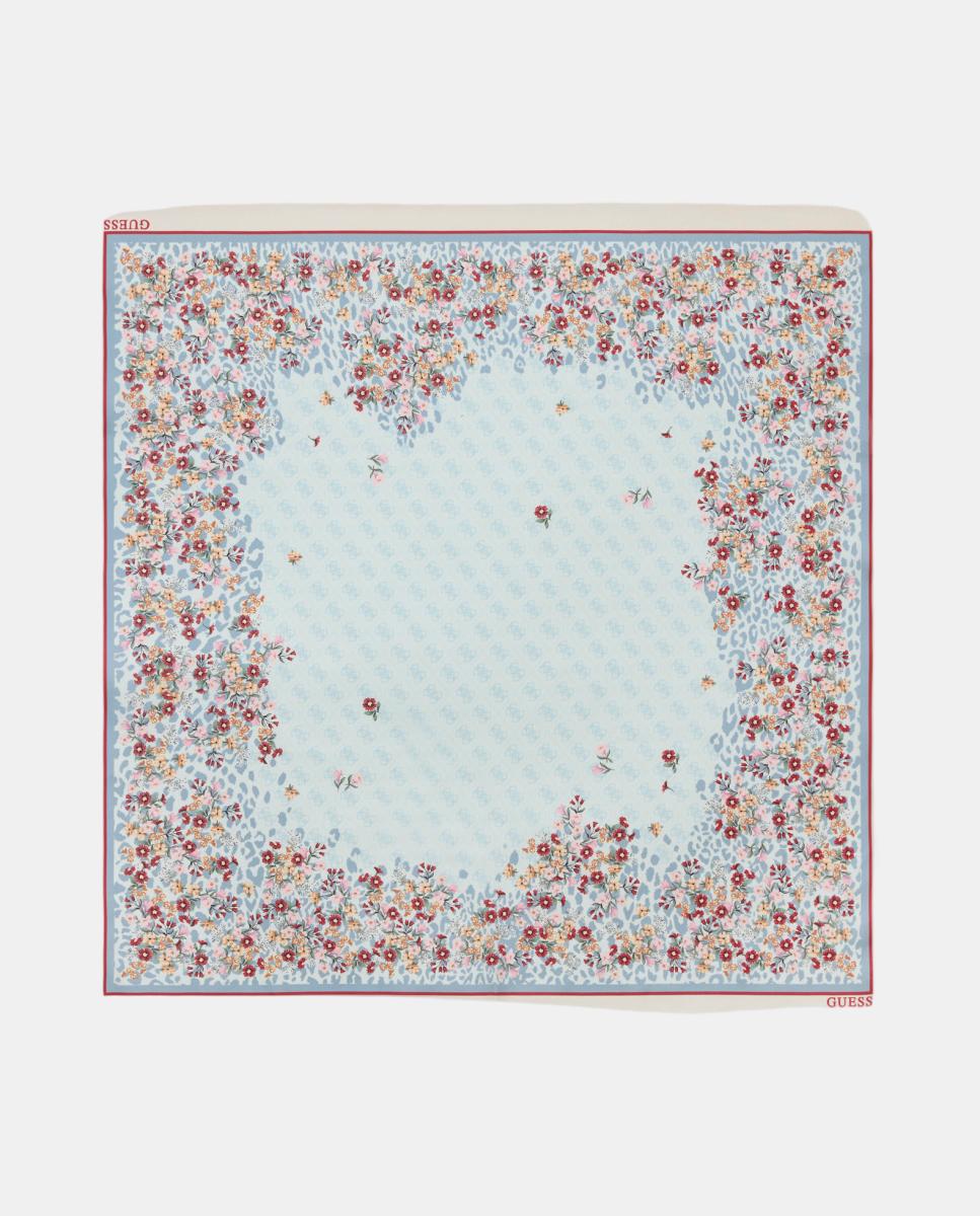 Imagem 0 de Lenço com Estampado Floral e Logótipo