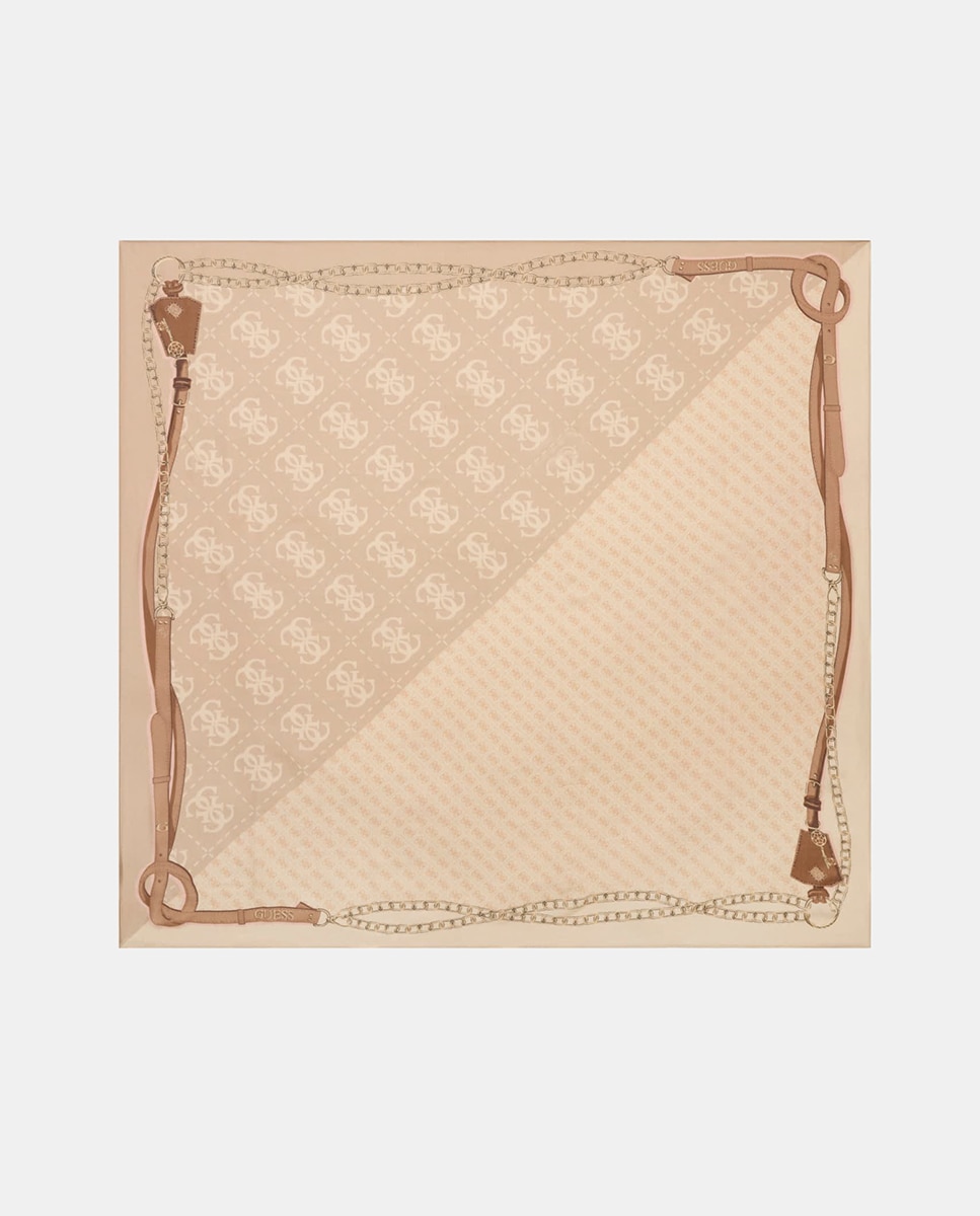 Imagem 0 de Lenço com Estampados Gráficos Decorativos e Logótipo