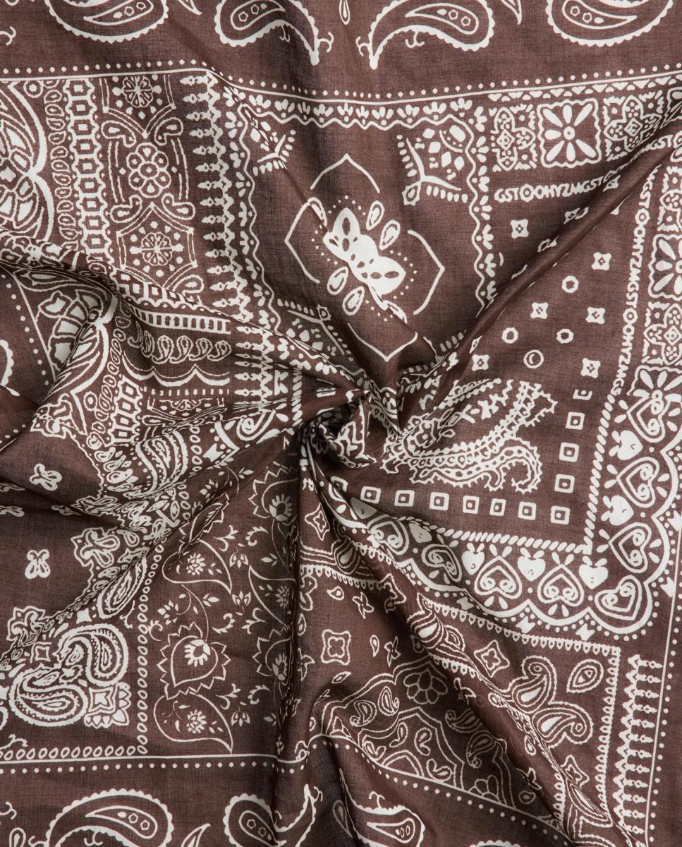 Pañuelo de paisley boho - Pieces - Marrón oscuro Marrón oscuro-3