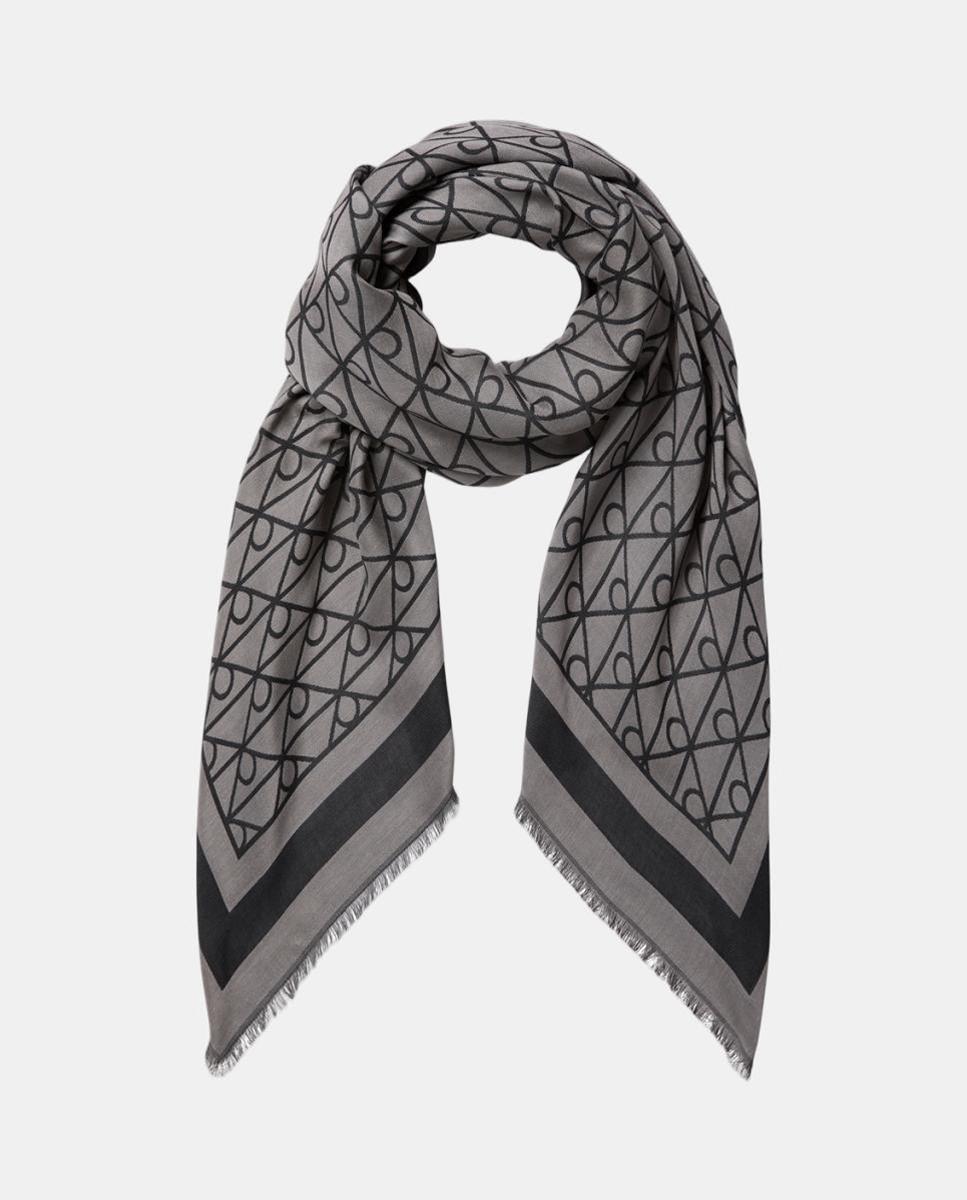 Pañuelo Calvin Klein. - Gris Gris-1