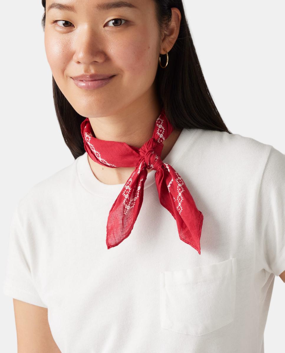 Bandana Paisley Vermelho-2