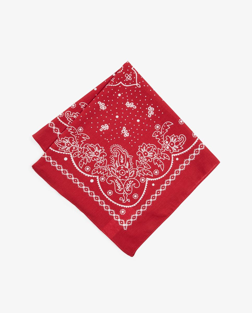 Bandana Paisley Vermelho-4