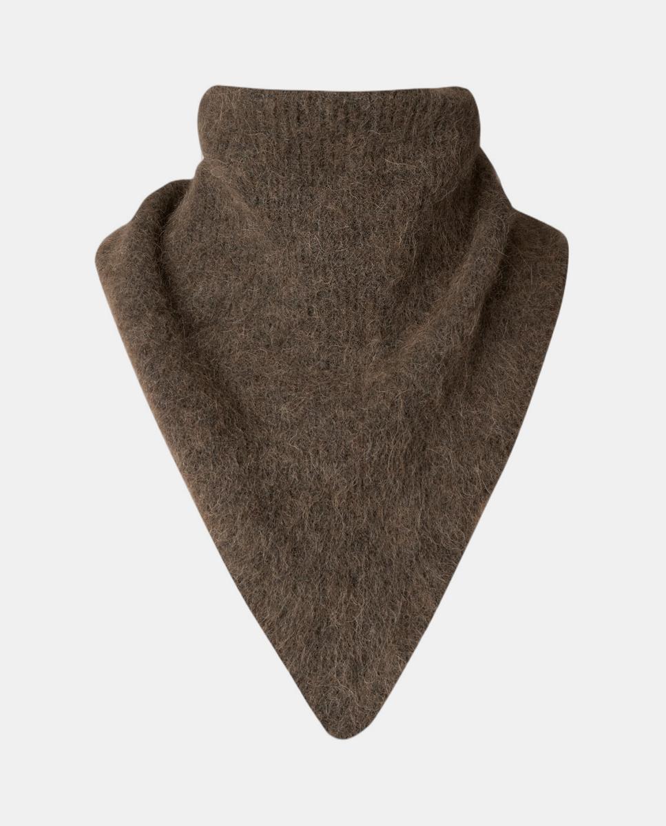 Bandana de Lã de Alpaca Caqui-2