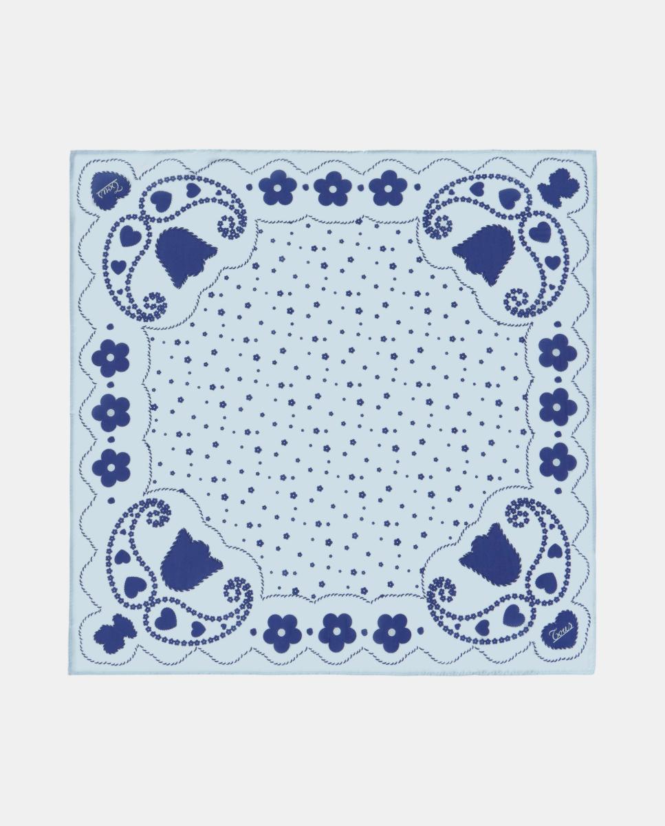 Bandana paisley Tous - Azul claro Azul claro-1