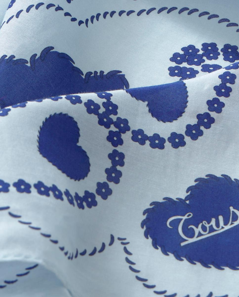 Bandana paisley Tous - Azul claro Azul claro-2