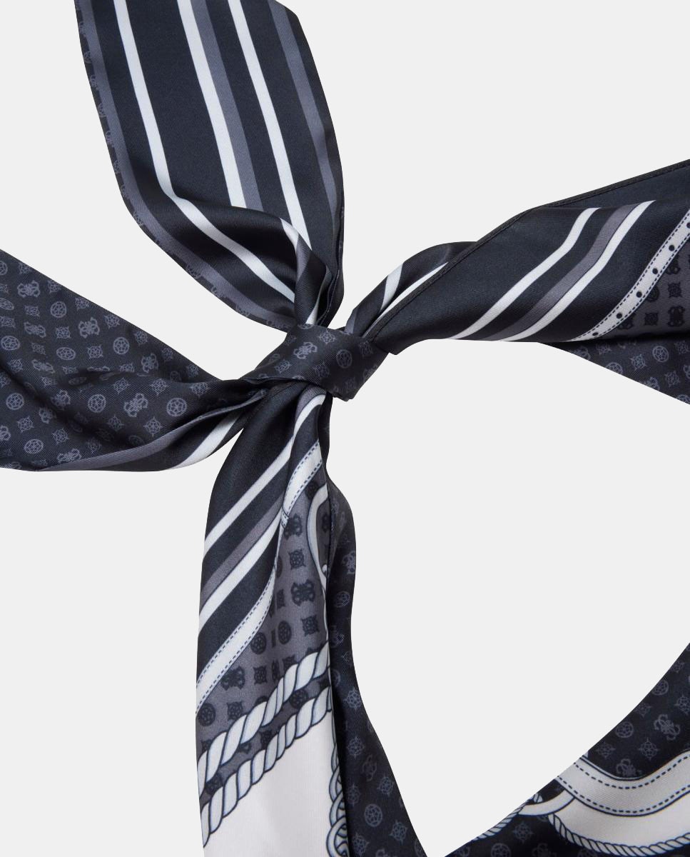 Bandana Estampada Azul-marinho-5