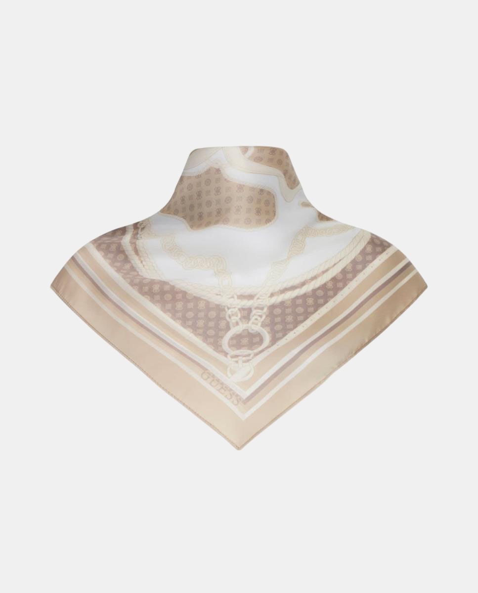 Bandana Estampada Bege-4