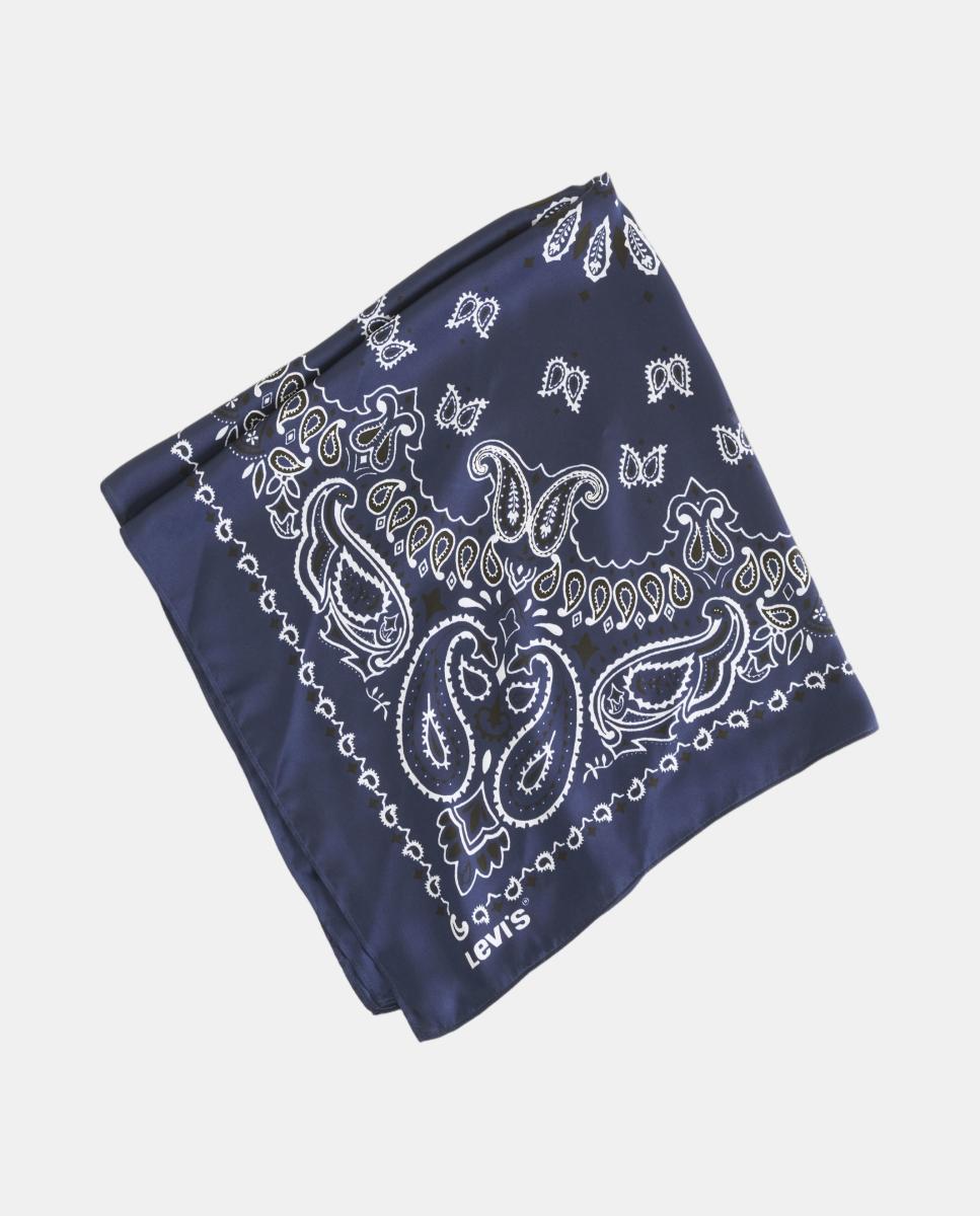Bandana de Cetim Azul-2