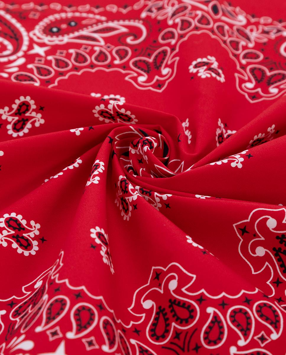Lenço estampado Vermelho-2