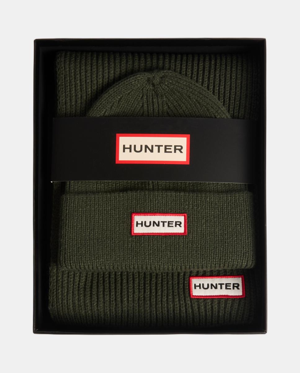 Pack de Oferta com Gorro e Cachecol Verde-1