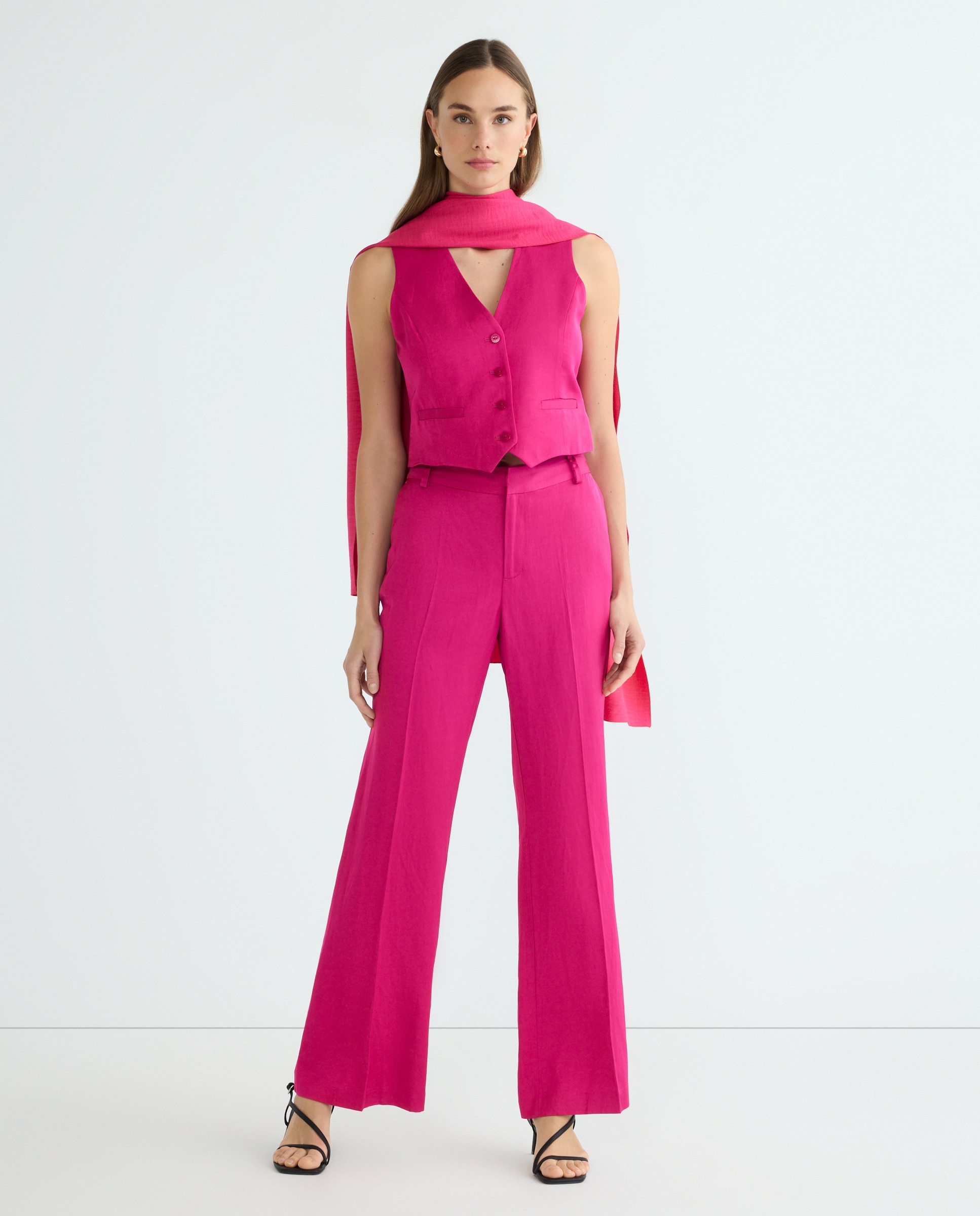 Imagem 0 de Écharpe Lisa com Aspeto de Linho