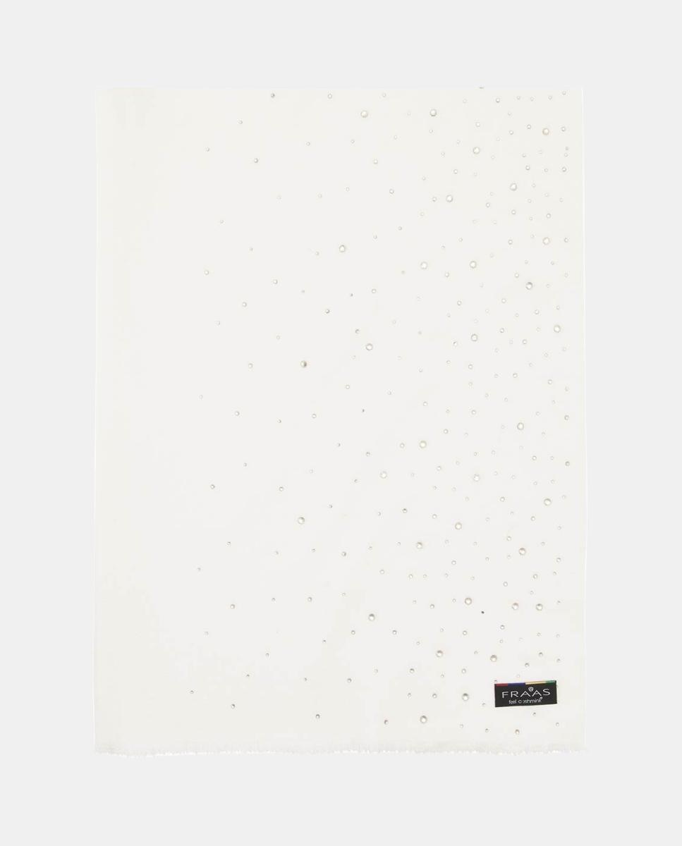 Bufanda liso de punto - V.Fraas - Blanco Blanco-1