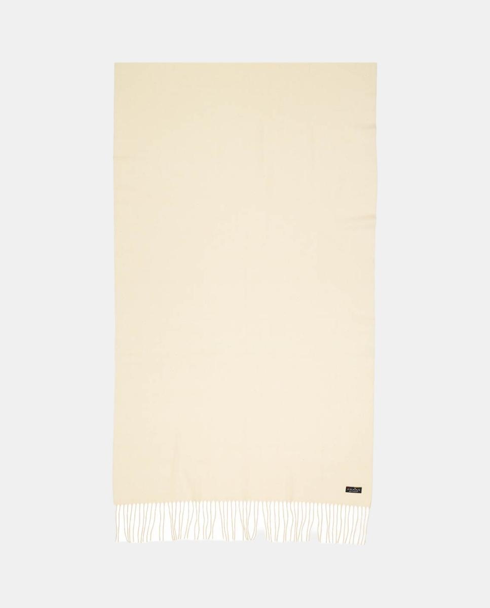 Bufanda liso de punto - V.Fraas - Blanco roto Blanco roto-1